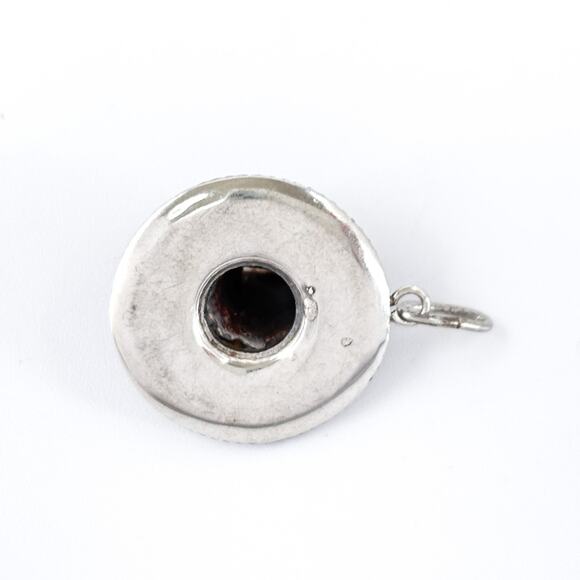 Vintage Sterling Silver 925 3D Sombrero Hat Charm Pendant - Picture 4 of 6